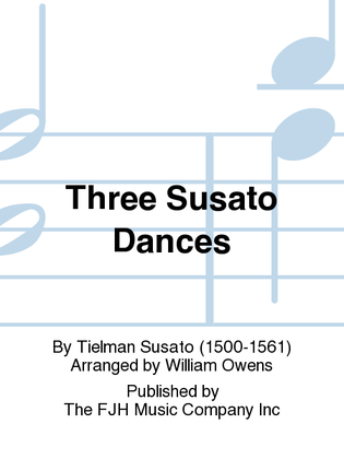 Book cover for Three Susato Dances