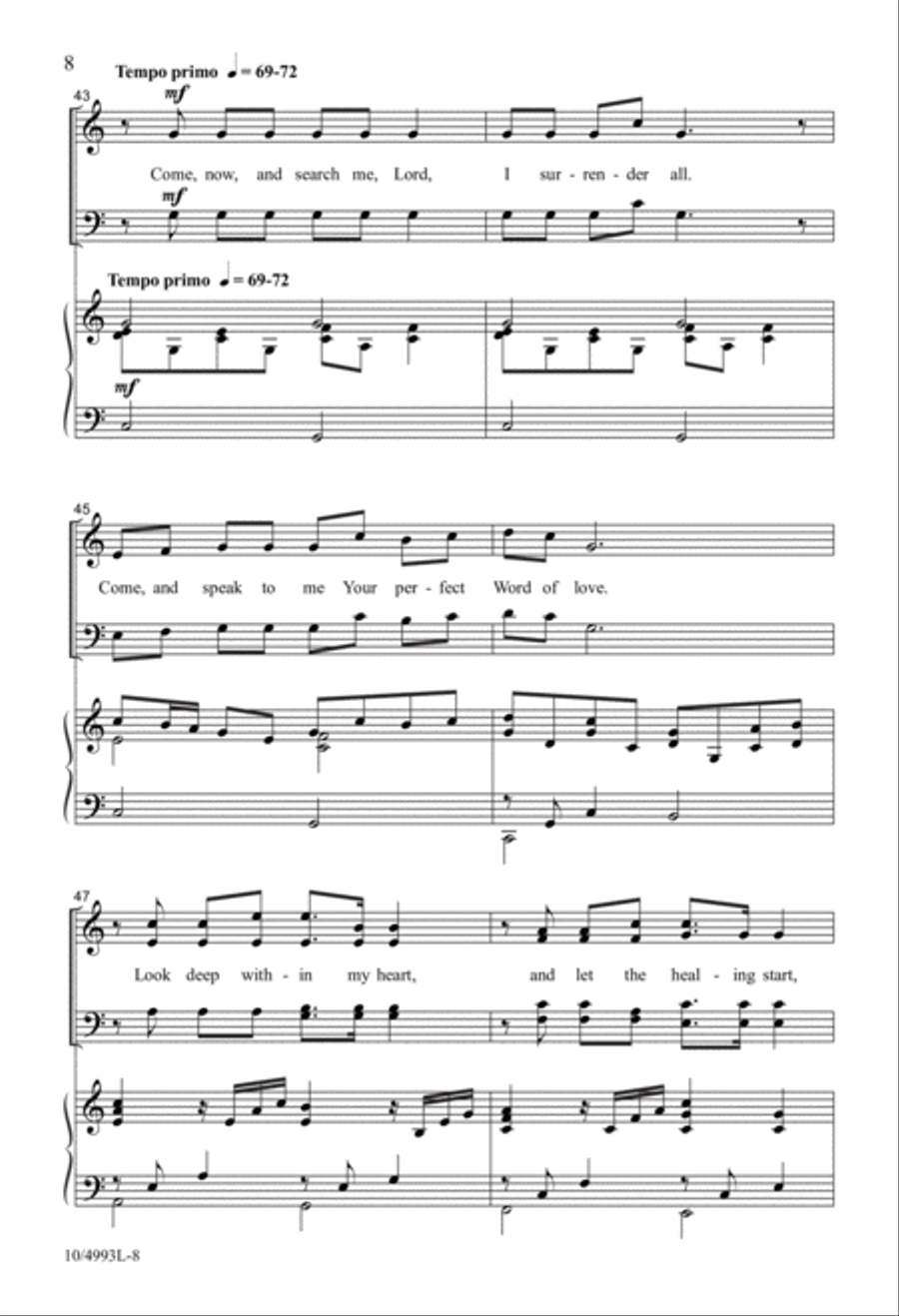 Psalm of Devotion 4-Part scores gallery preview page 8