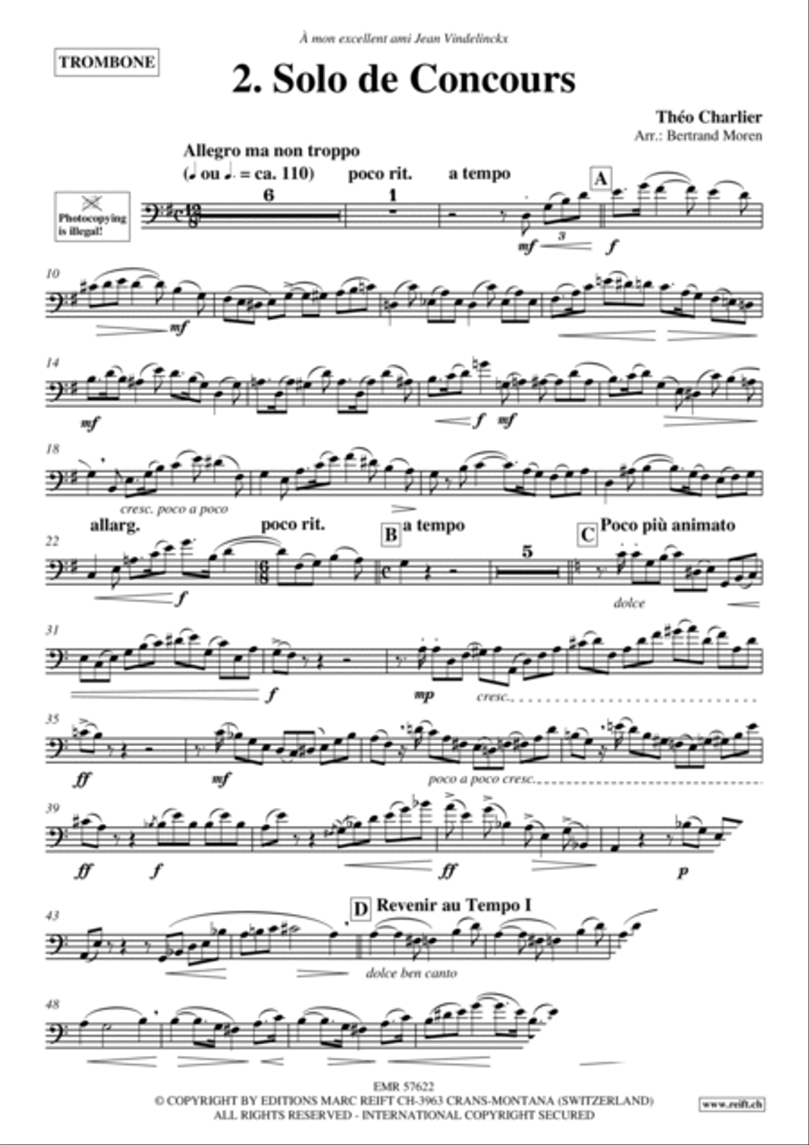 2. Solo de Concours 2. Solo de Concours Piano Accompaniment scores gallery preview page 3