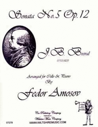 Book cover for Sonata No.5, Op 12 (Fedor Amosov)