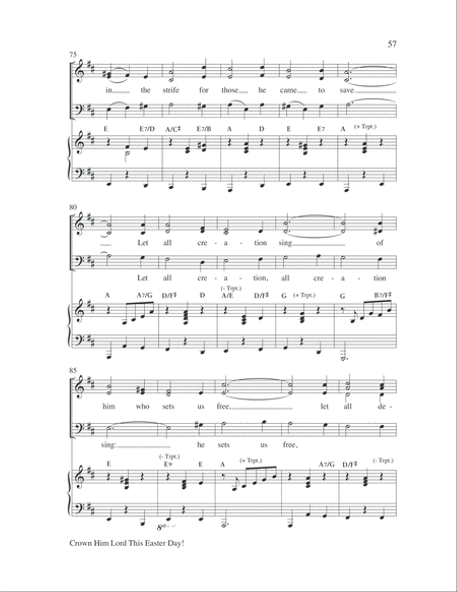 Easy Anthems, Vol. 4 Easy Anthems, Vol. 4 3-Part scores gallery preview page 58