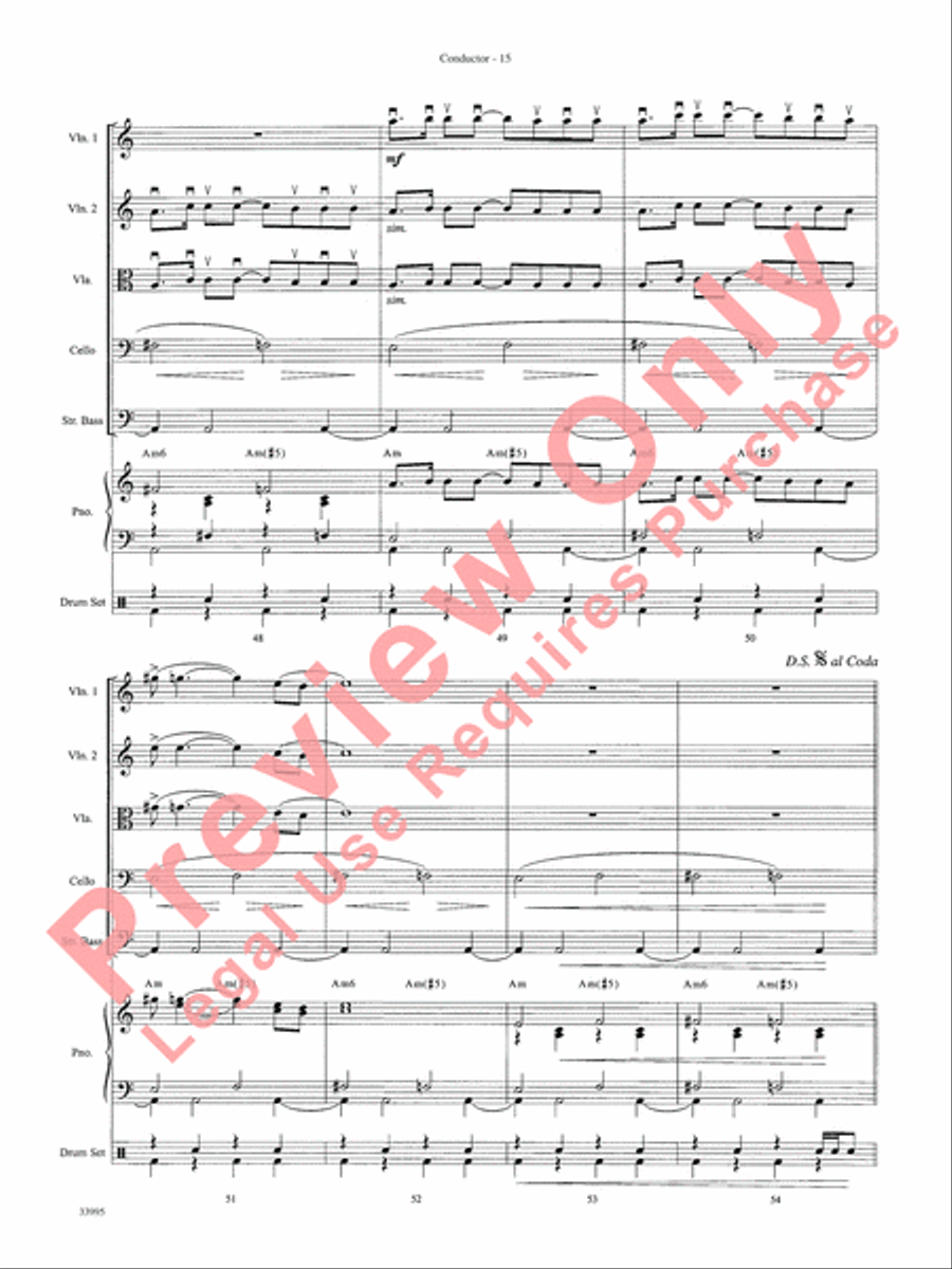 Great Movie Themes Great Movie Themes String Orchestra scores gallery preview page 16
