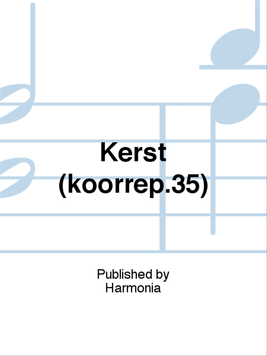 Kerst (koorrep.35) 4-Part scores gallery preview page 1
