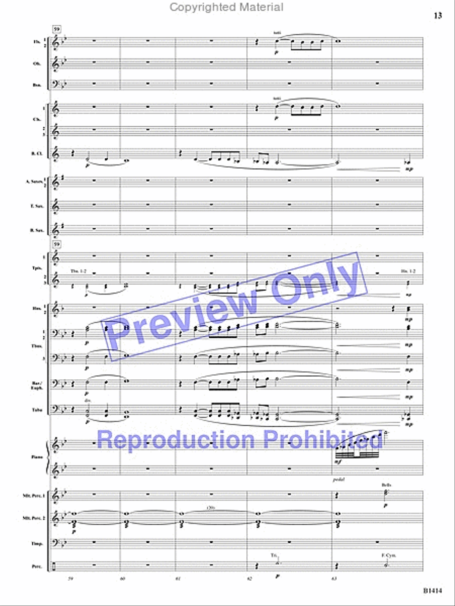 Kindred Spirits Concert Band scores gallery preview page 28