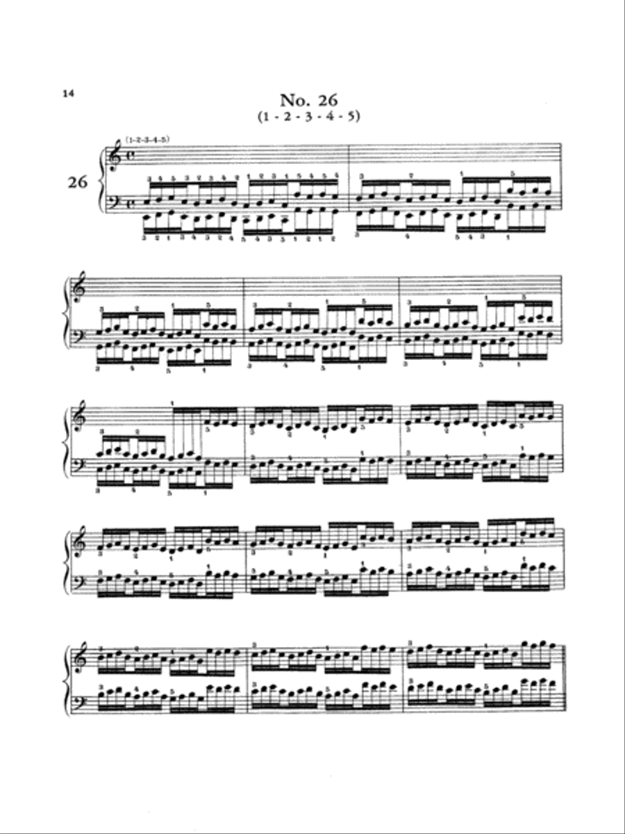 Hanon: The Virtuoso Pianist (Volume II) Piano Solo scores gallery preview page 1