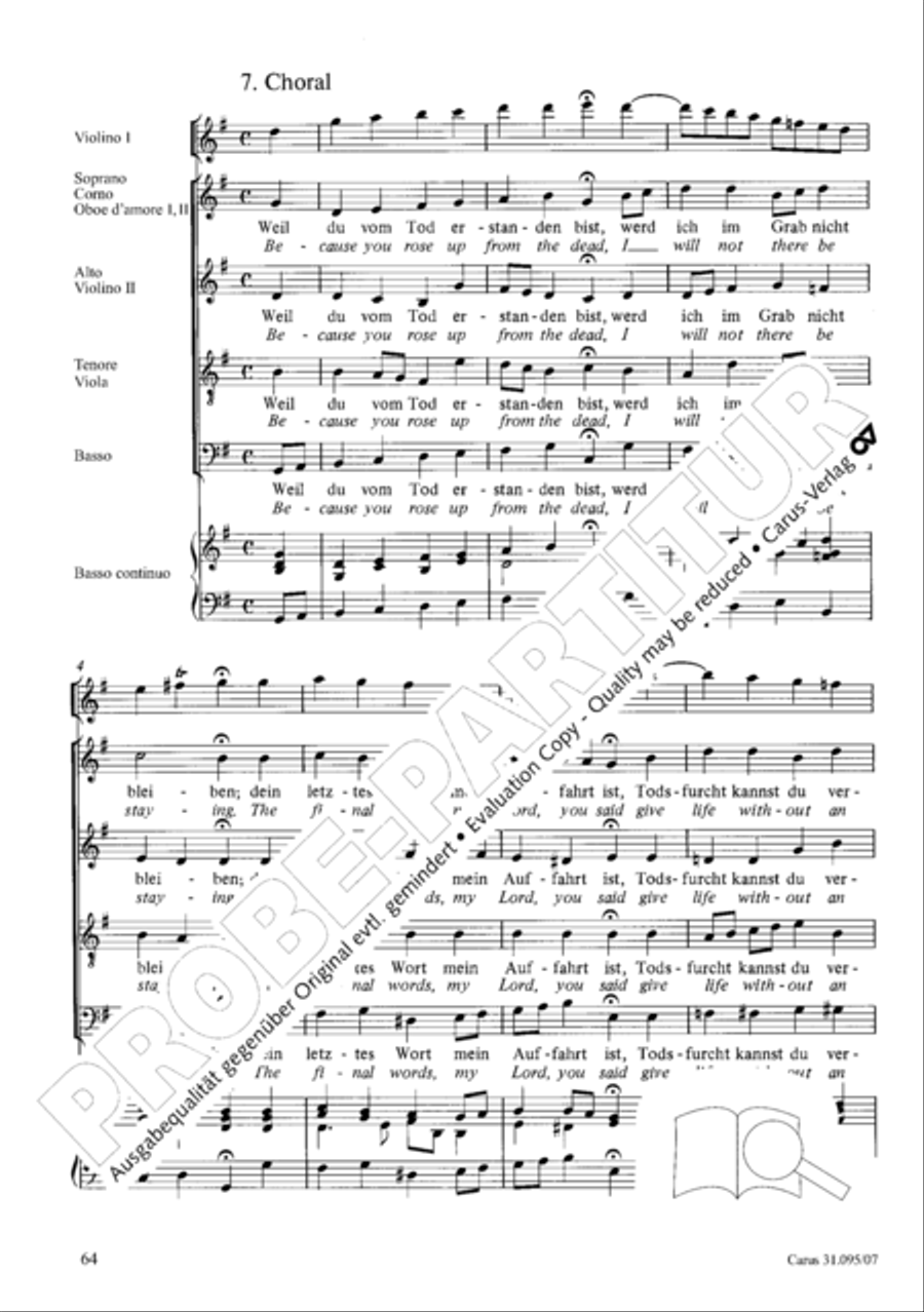 For me to live is Jesus (Christus, der ist mein Leben) STB scores gallery preview page 65