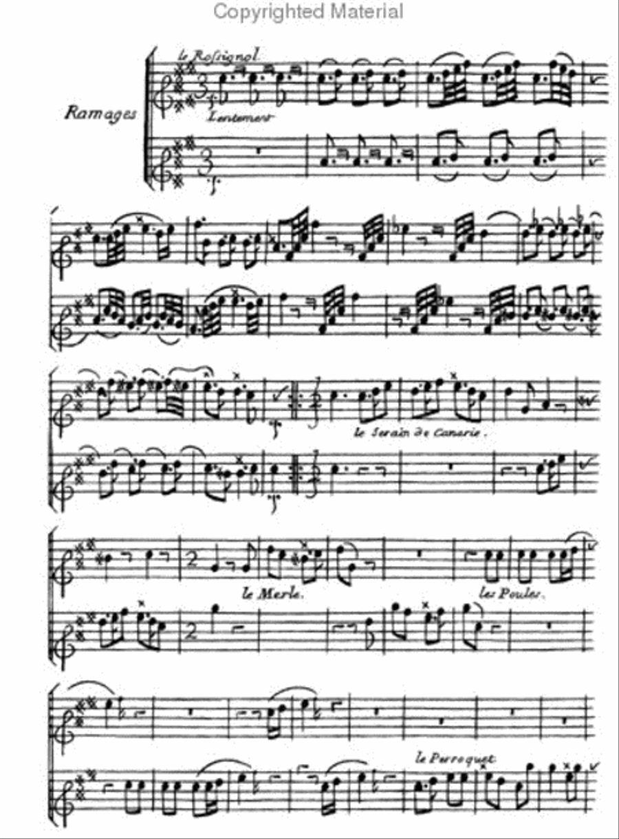 Concerts for two flutes without bass Flute Duet scores gallery preview page 3