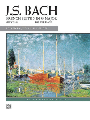 Book cover for French Suite No. 5 in G Major
