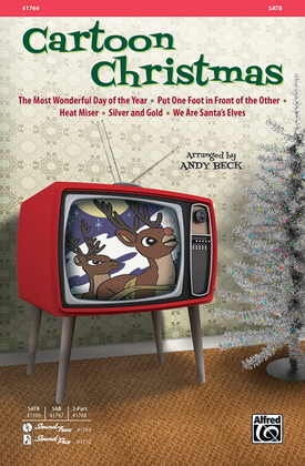 Book cover for Cartoon Christmas