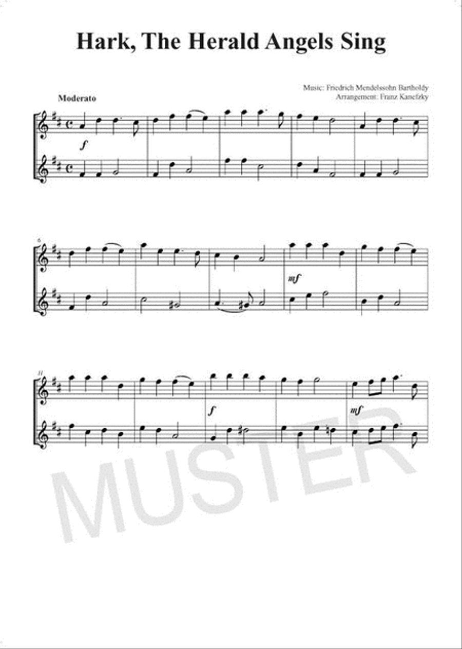 100 Leichte Duette für 2 Saxophone Woodwind Duet scores gallery preview page 7