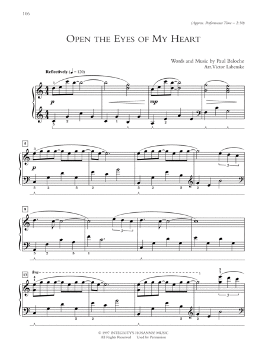 Sunday Morning Praise Companion Piano Solo scores gallery preview page 5