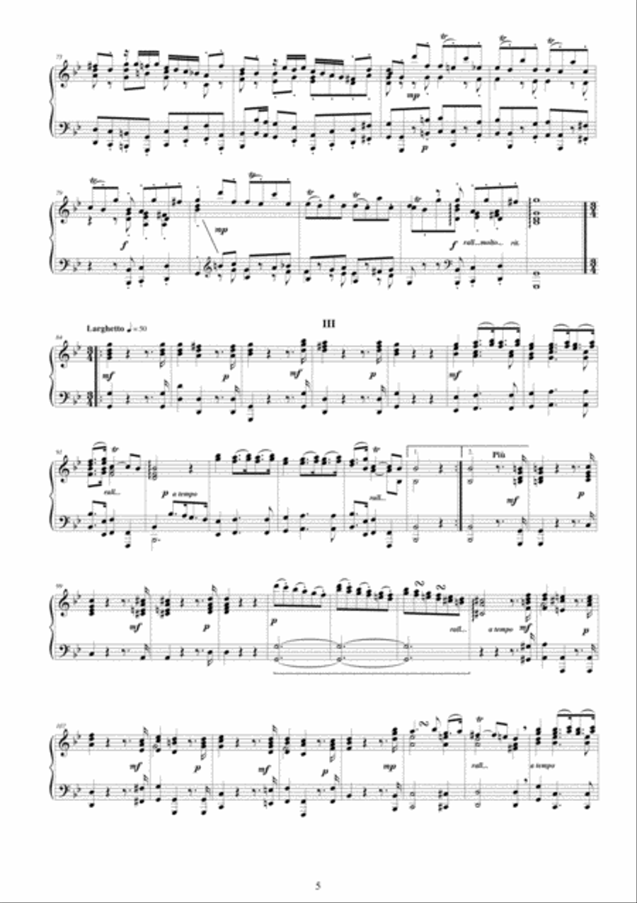 Vivaldi - Concerto Grosso in G minor RV 578 Op.3 No.2 - Piano solo Piano Solo scores gallery preview page 5