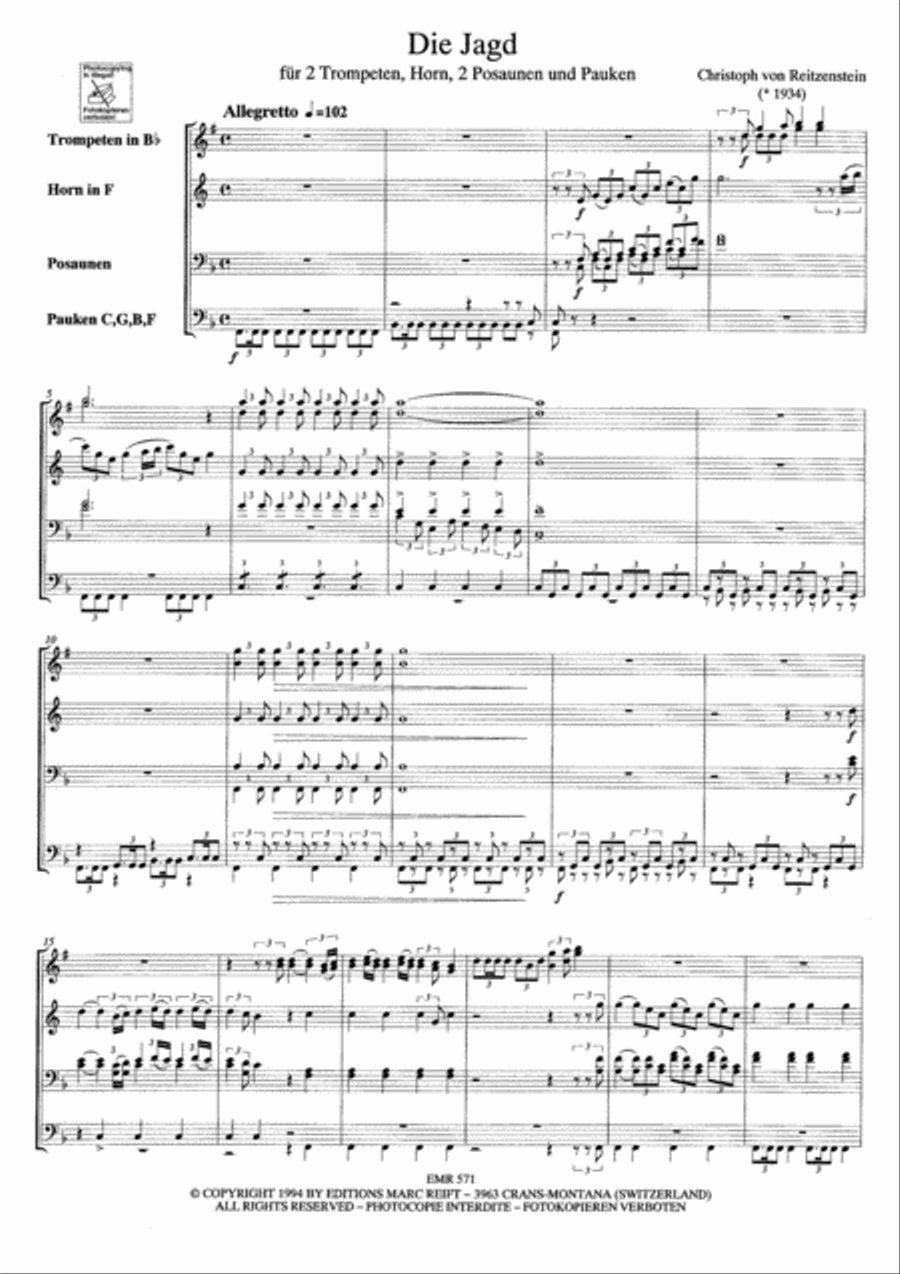 Die Jagd Brass Ensemble scores gallery preview page 8