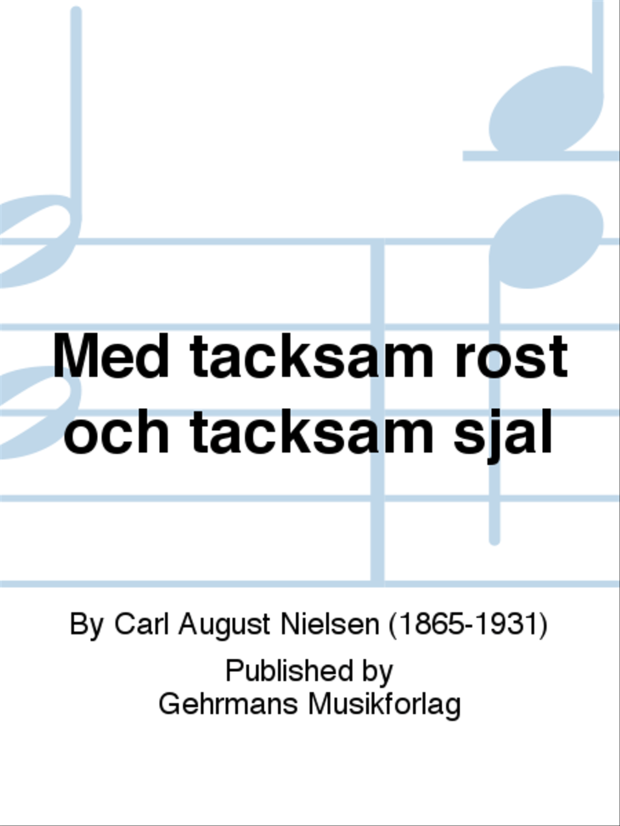 Med tacksam rost och tacksam sjal 4-Part scores gallery preview page 1