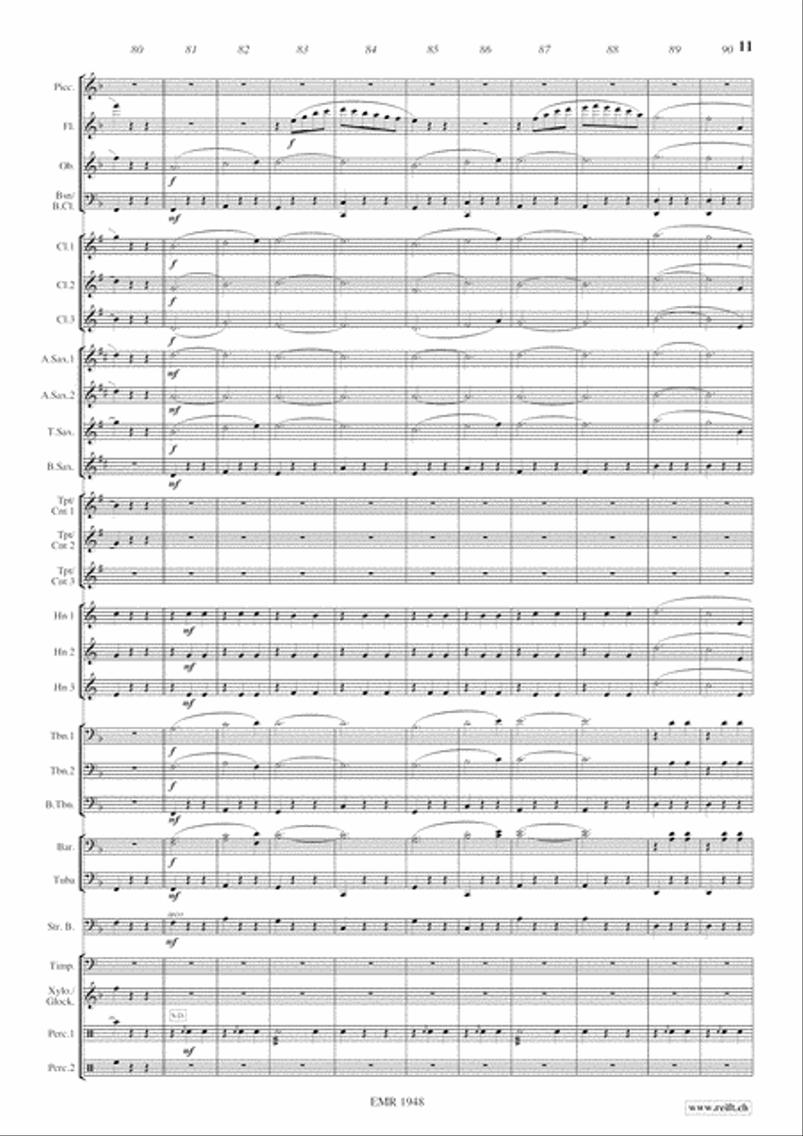 The Skaters' Waltz Concert Band scores gallery preview page 12