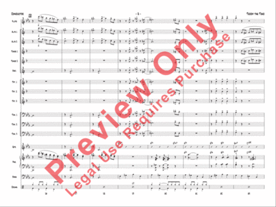 Teddy the Toad Jazz Ensemble scores gallery preview page 11