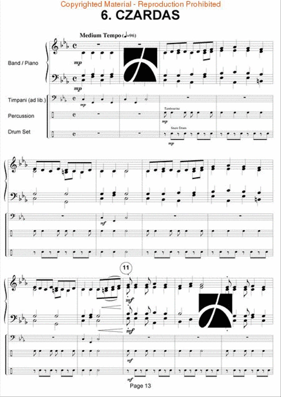 First Class - In Concert Concert Band scores gallery preview page 14