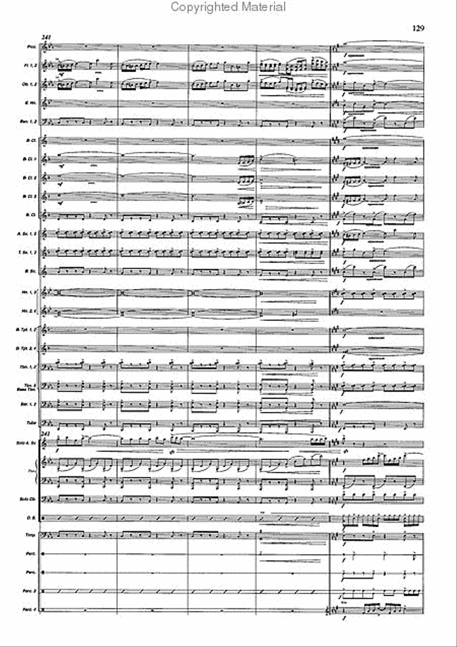 Concertango Concert Band scores gallery preview page 130