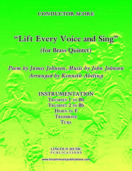 Lift Every Voice and Sing (for Brass Quintet) image number null