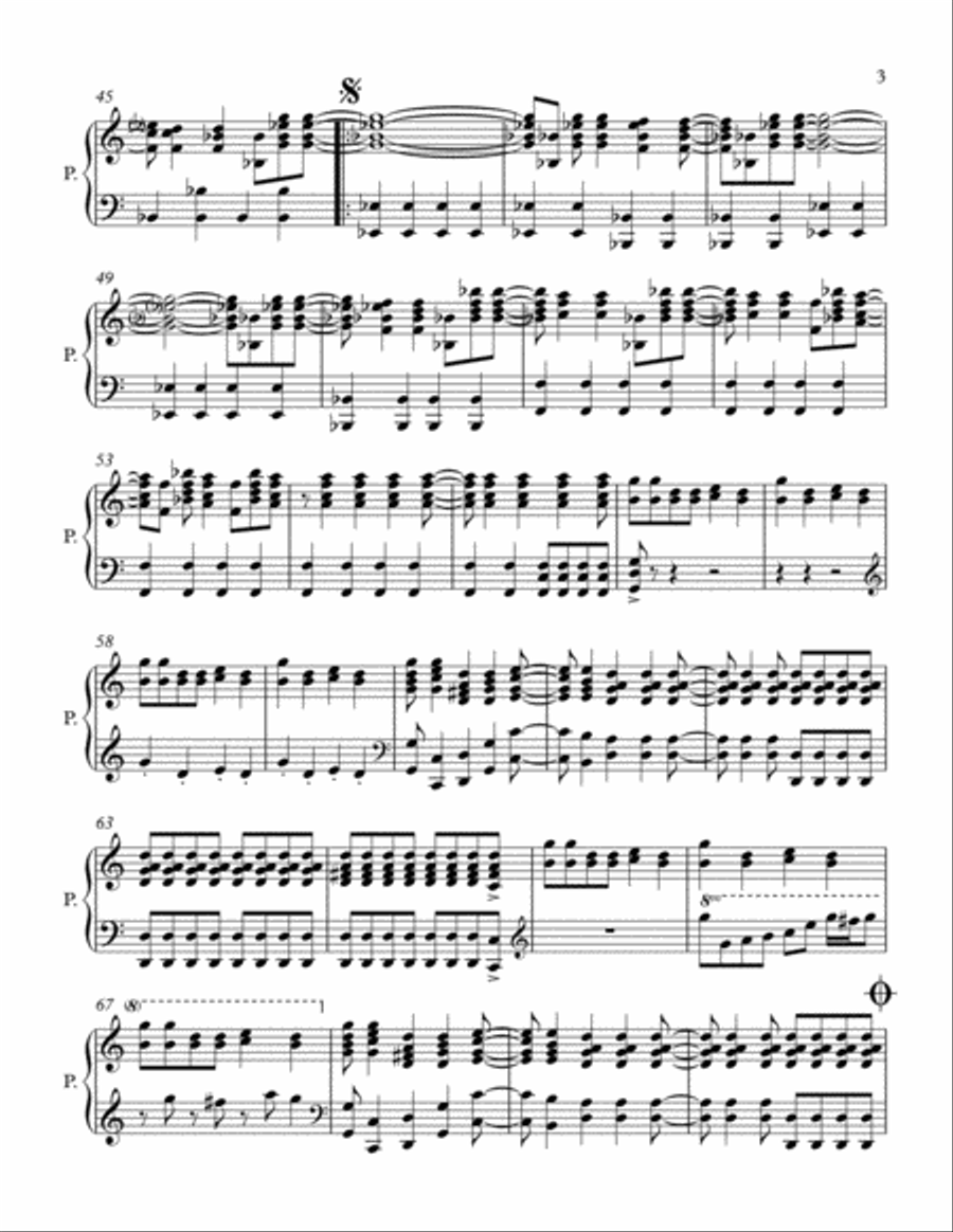 BAGATELLE A GGO Piano Solo scores gallery preview page 3
