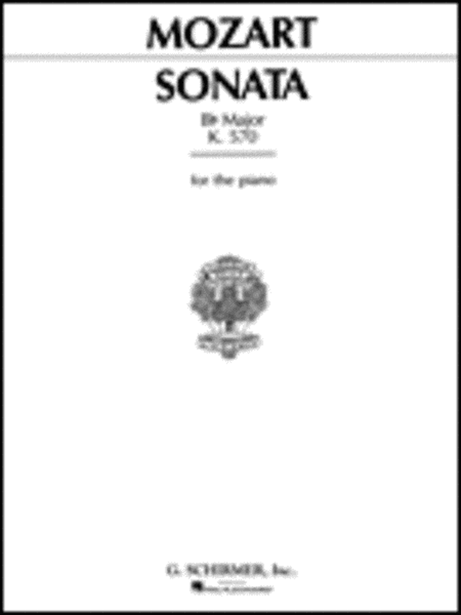 Sonata in B Flat, K.570