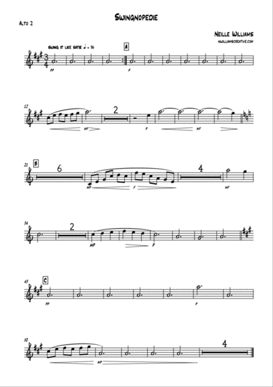 Swingnopedie Jazz Ensemble scores gallery preview page 5