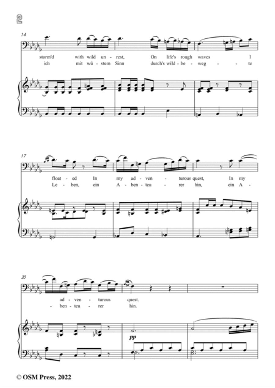 Spohr-Der Kriegeslust ergeben,in b flat minor Voice scores gallery preview page 4