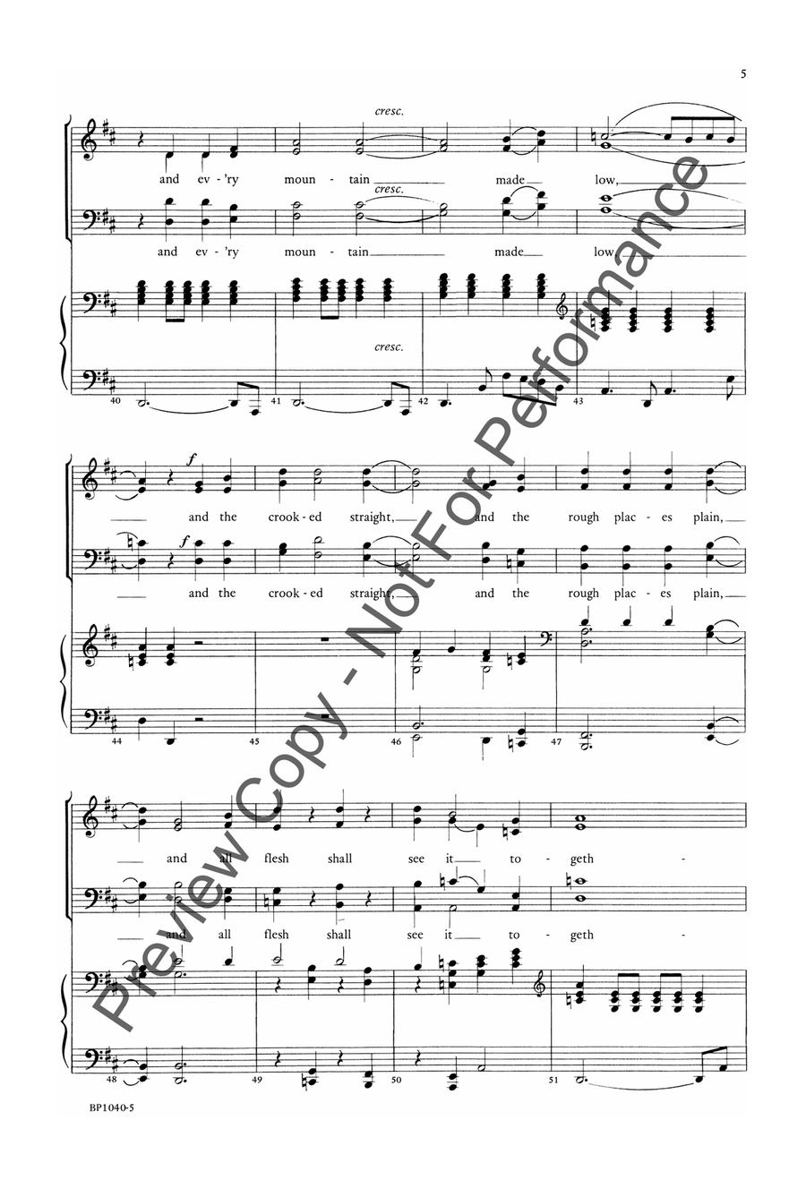 Every Valley Every Valley 4-Part scores gallery preview page 6