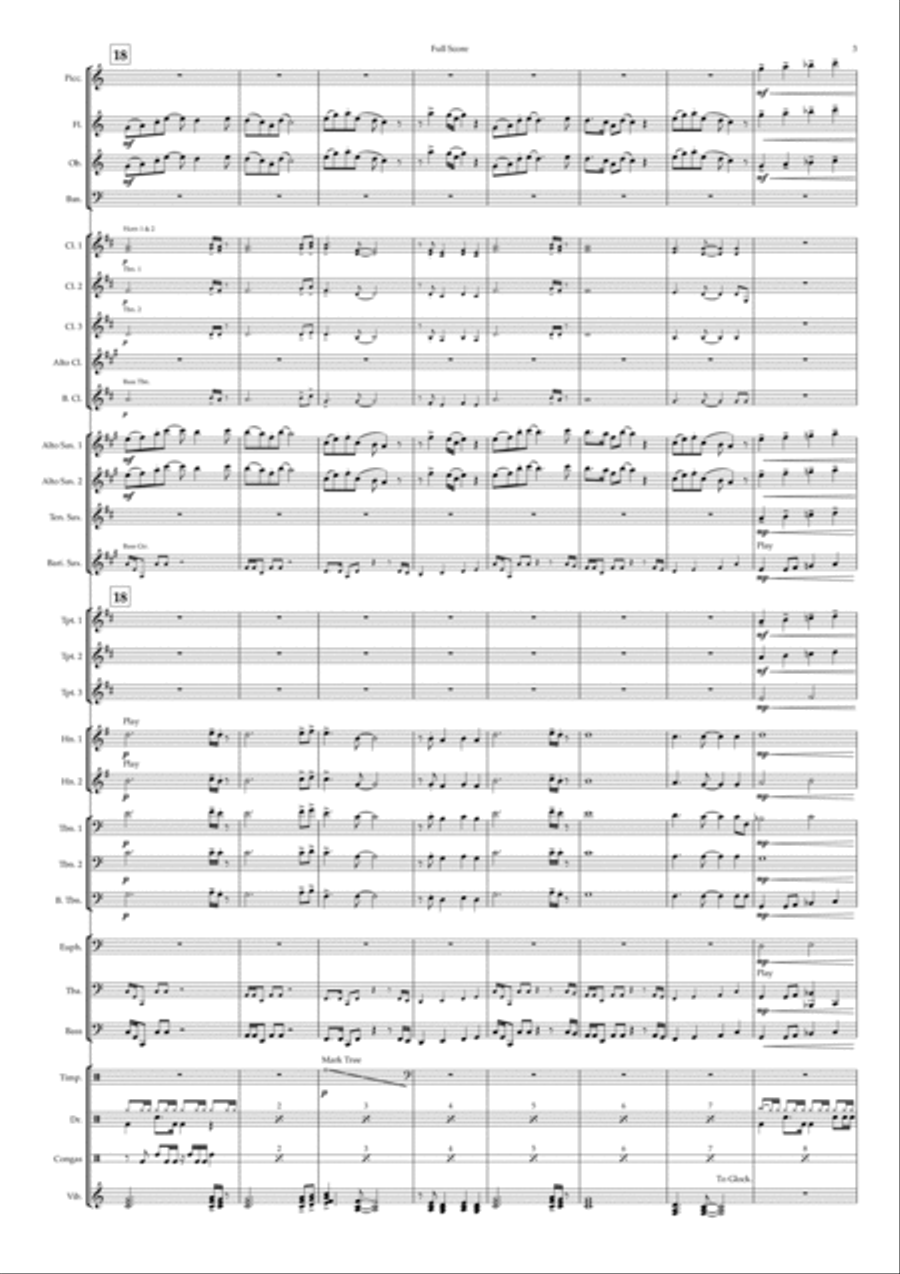 Looking For Linda Concert Band scores gallery preview page 3
