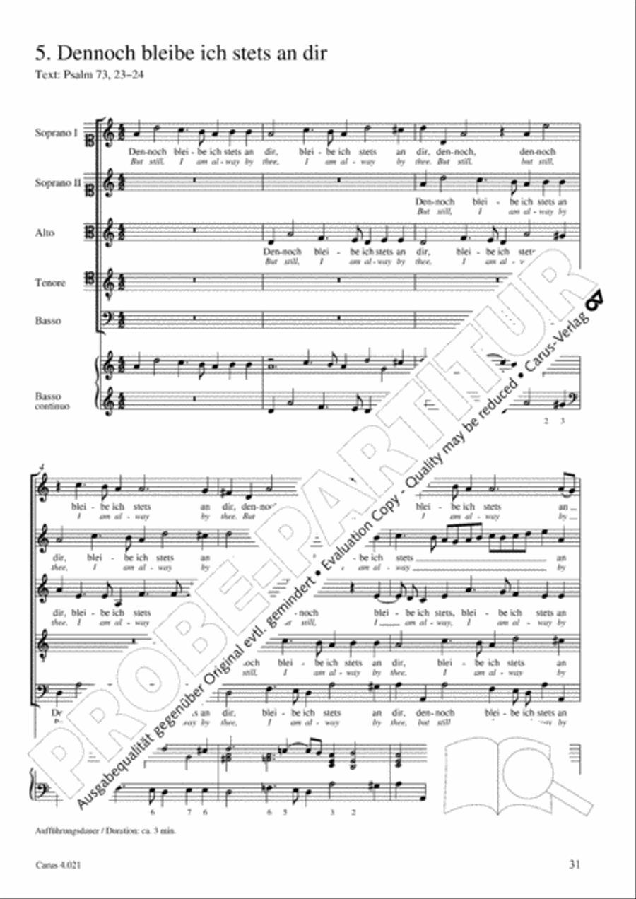 Schein: Israelsbrunnlein. Fontana d'Israel. Complete edition Choir scores gallery preview page 38