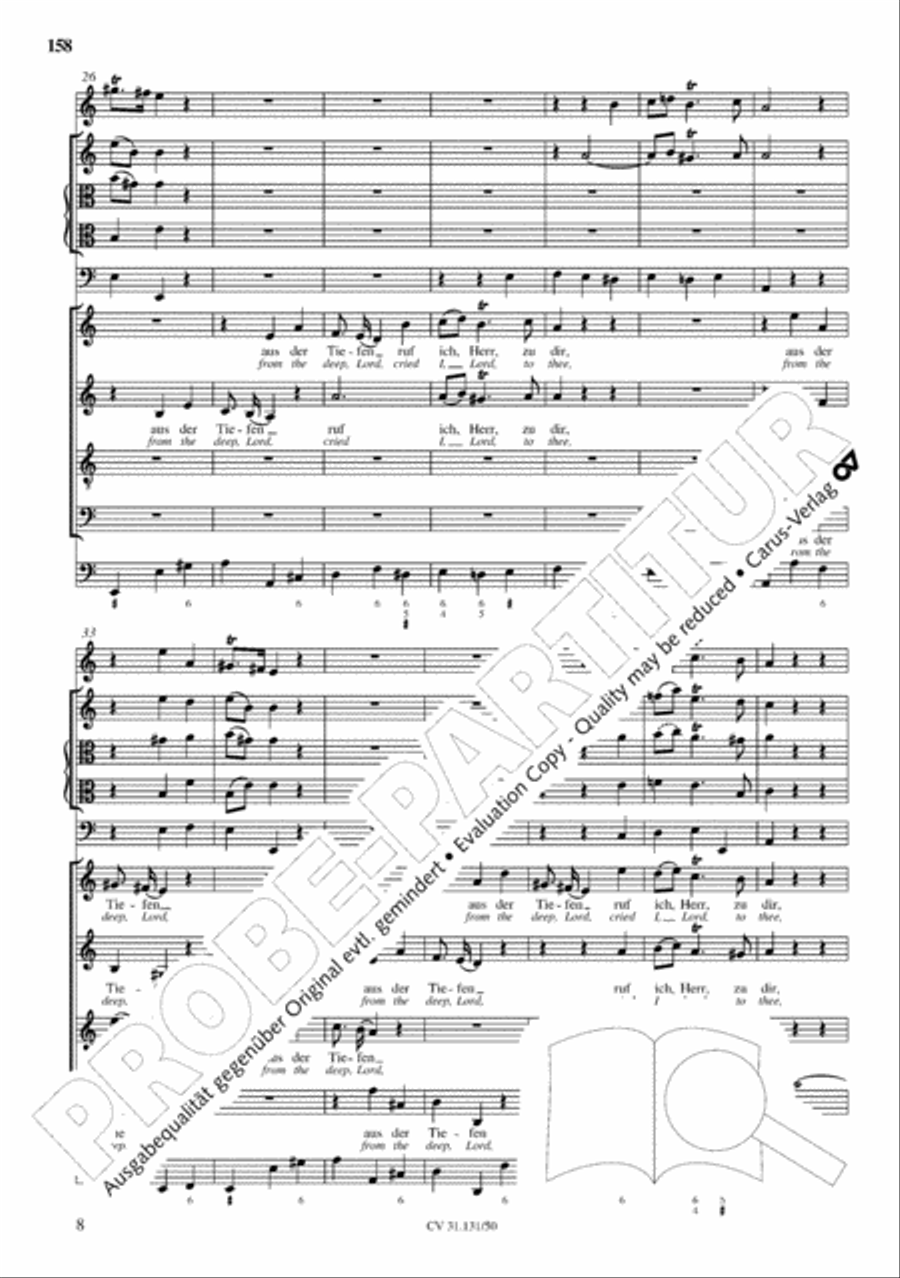 The Complete Sacred Vocal Works (Das geistliche Vokalwerk) Voice scores gallery preview page 159