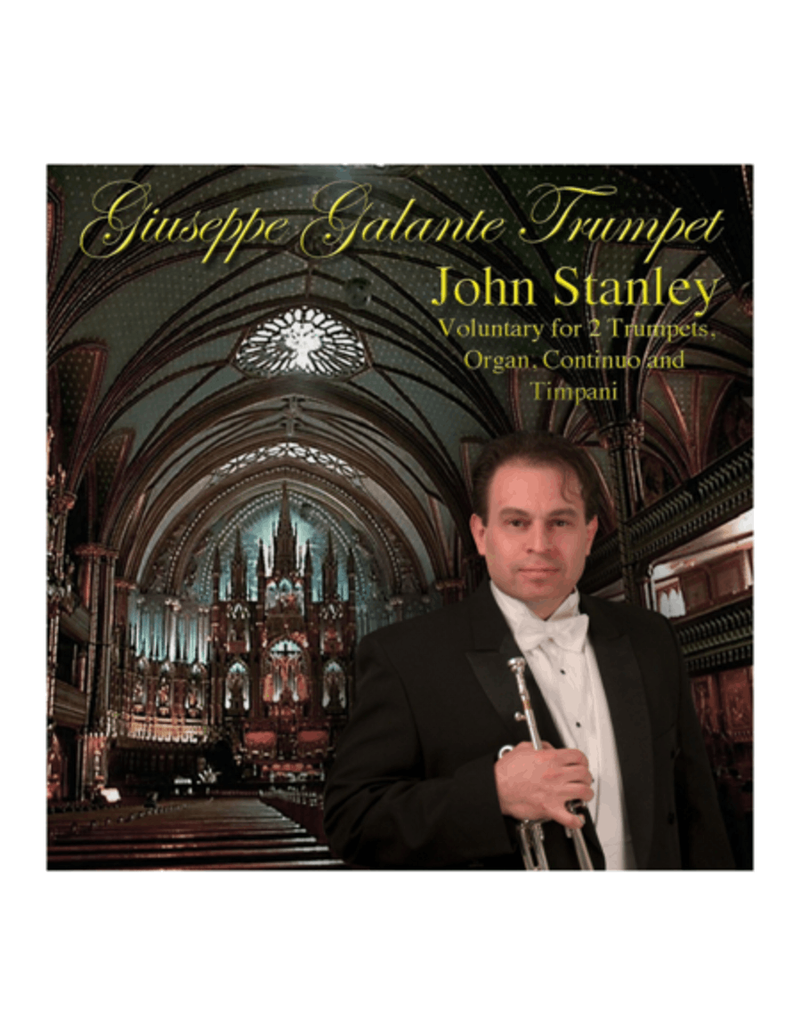 Voluntary in D Major for 2 Trumpets, Organ, Continuo and Timpani Small Ensemble scores gallery preview page 1