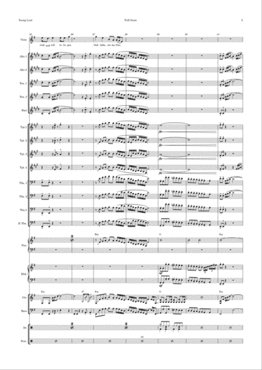 Young Lust Jazz Ensemble scores gallery preview page 5