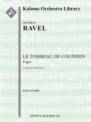 Book cover for Le Tombeau de Couperin: Fugue (transcription)