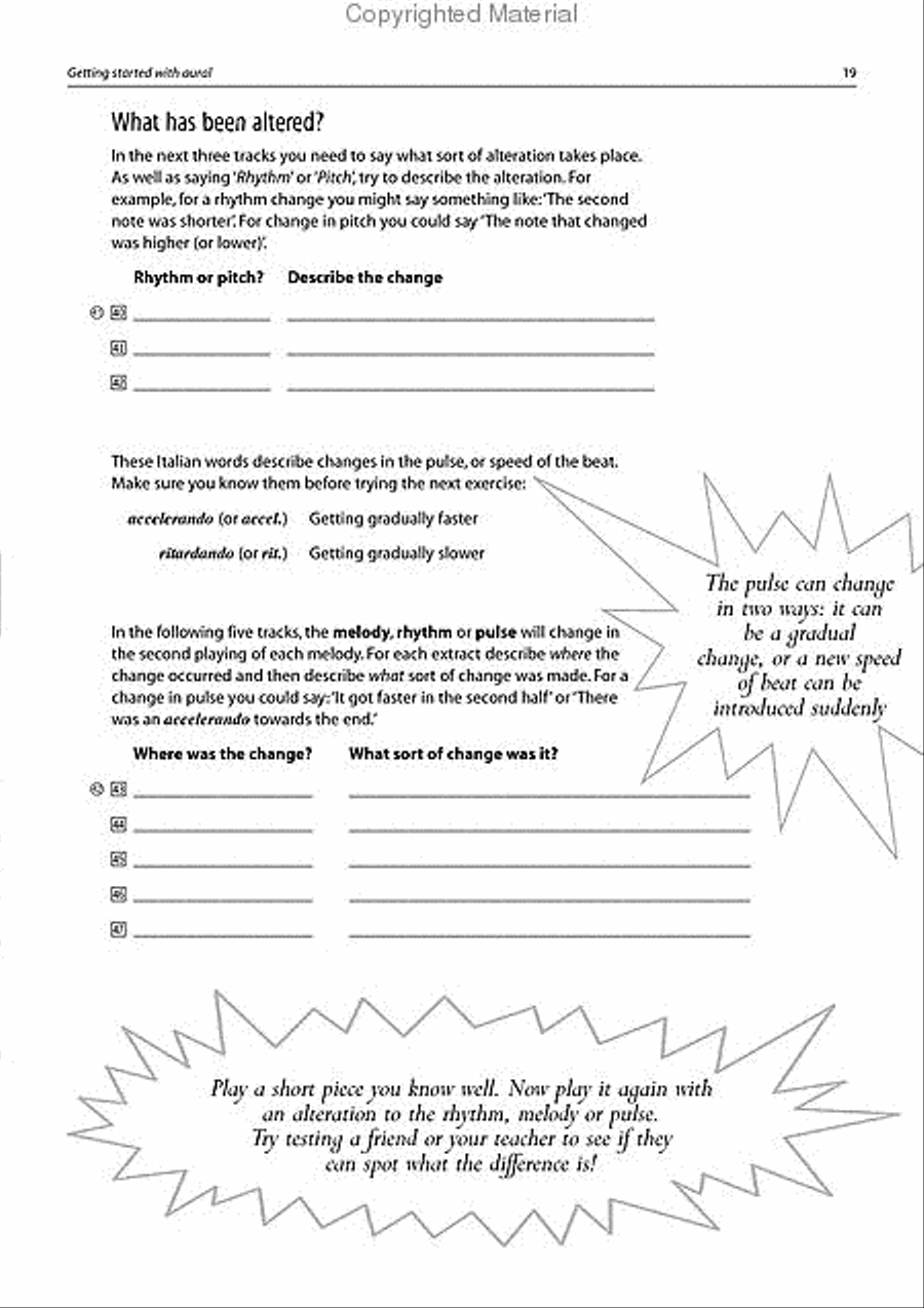 Getting Started with Aural CD scores gallery preview page 5