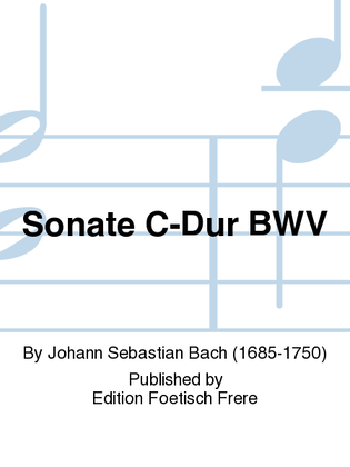 Book cover for Sonate C-Dur BWV 1037
