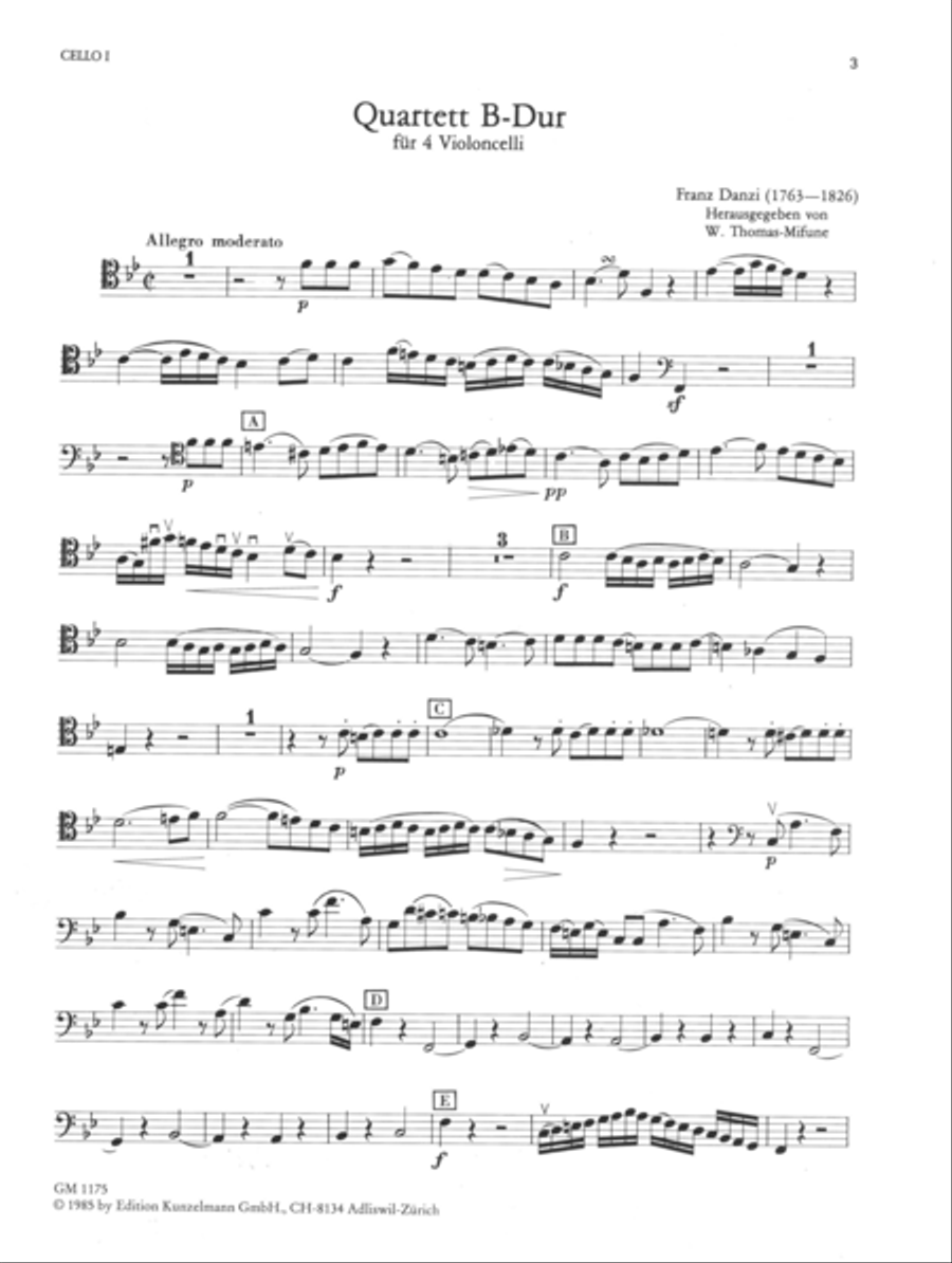 Quartet Cello scores gallery preview page 2