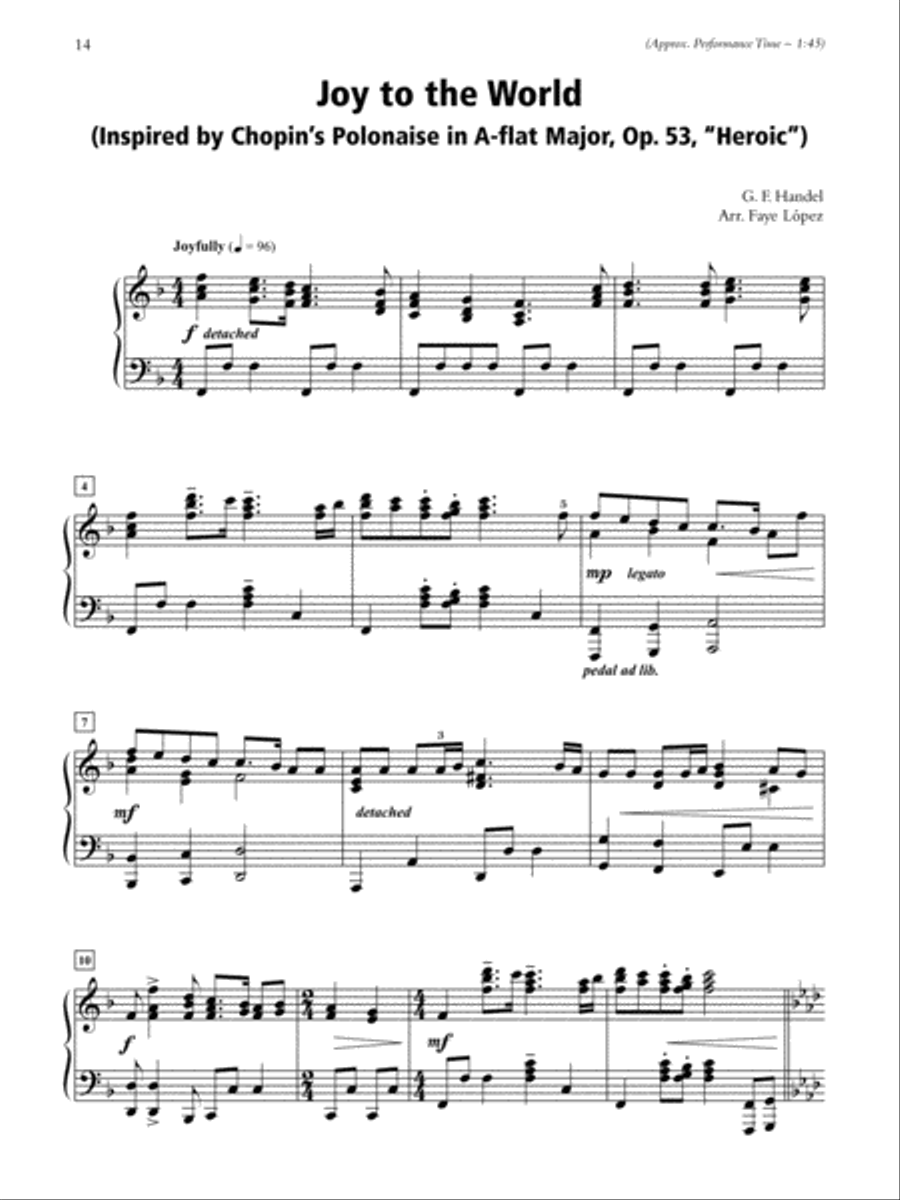 A Romantic-Style Christmas Piano Solo scores gallery preview page 3