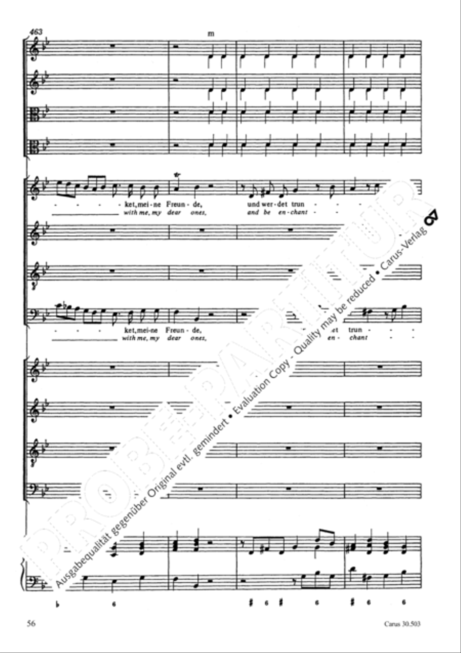 My beloved, you are fair (Meine Freundin, du bist schon) 4-Part scores gallery preview page 59