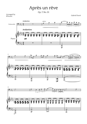 Book cover for Après un Rêve - Cello and Piano