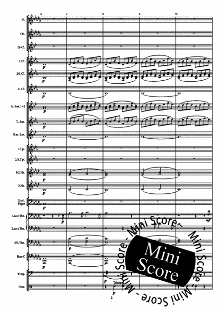 Duet uit de Parelvissers Concert Band scores gallery preview page 6