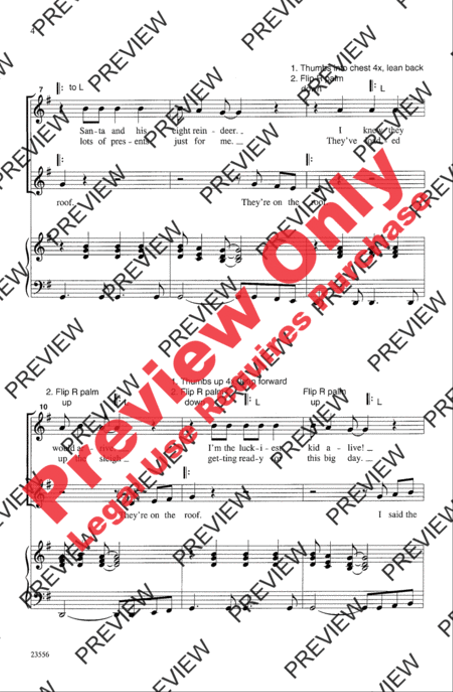 Reindeer on the Roof Reindeer on the Roof 2-Part scores gallery preview page 3