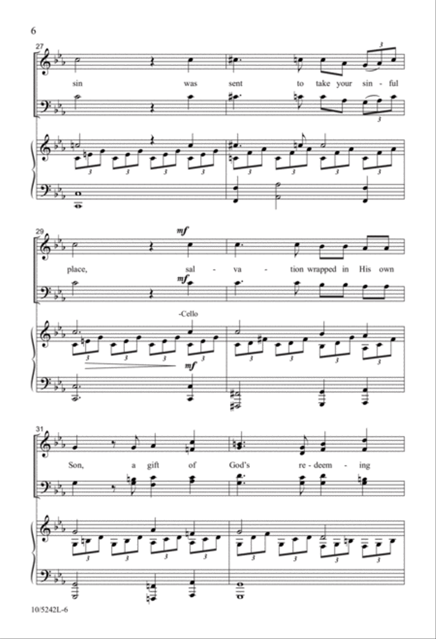 You Are There You Are There 4-Part scores gallery preview page 6