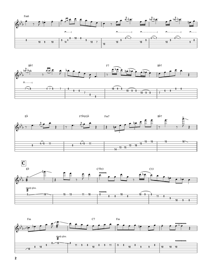 My Melancholy Baby My Melancholy Baby Electric Guitar scores gallery preview page 2