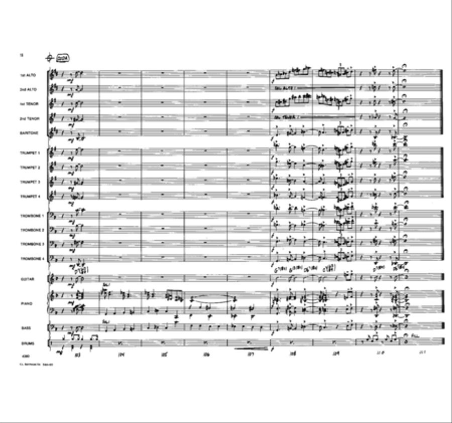Duke It Out! Jazz Ensemble scores gallery preview page 15