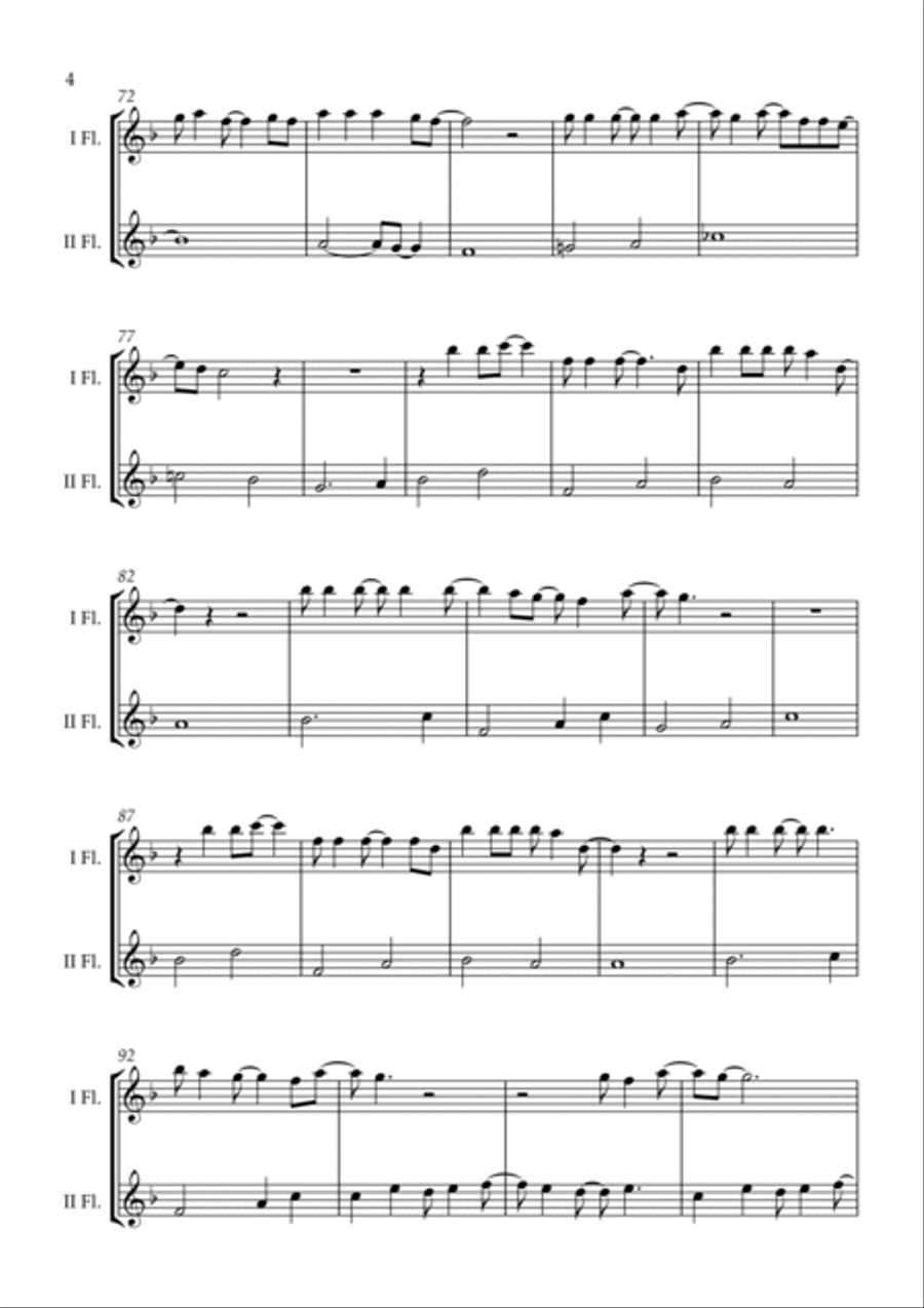 Patience Patience Flute Duet scores gallery preview page 4