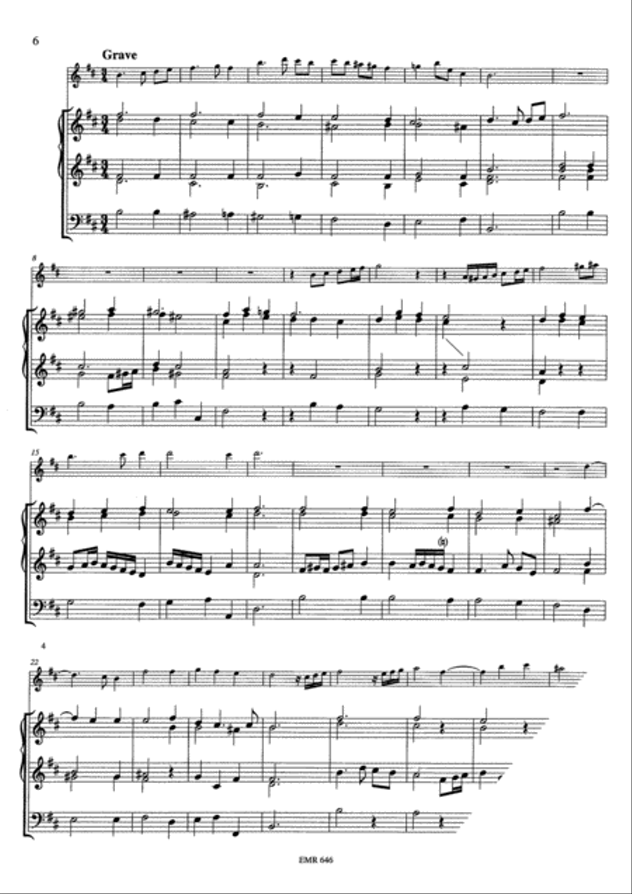 Sonata a Quattro Piccolo Trumpet scores gallery preview page 5