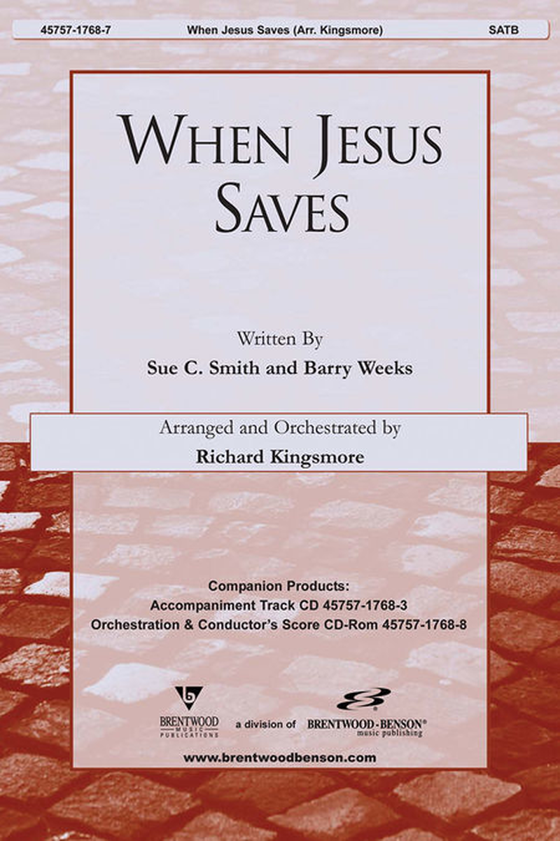 When Jesus Saves (Anthem)