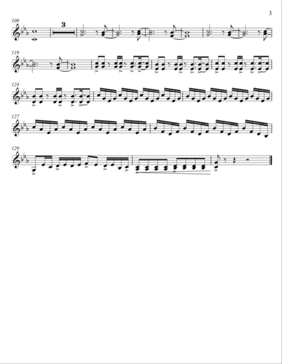City Lights Percussion Ensemble scores gallery preview page 3