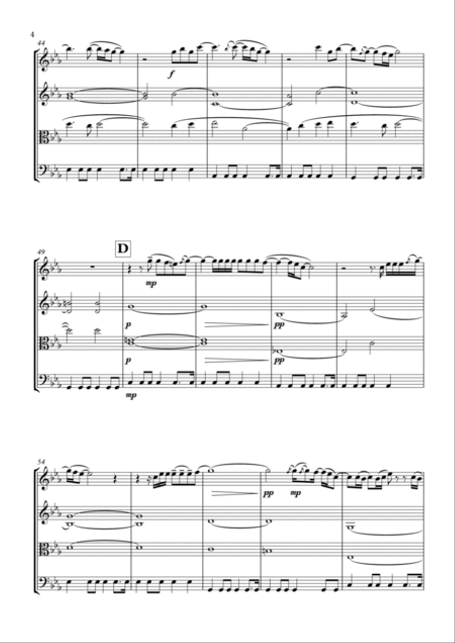 Crazy Crazy String Quartet scores gallery preview page 4